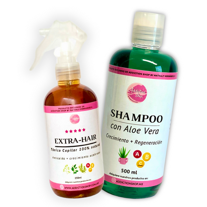 Kit Duo Extra Hair - Anticaída + crecimiento