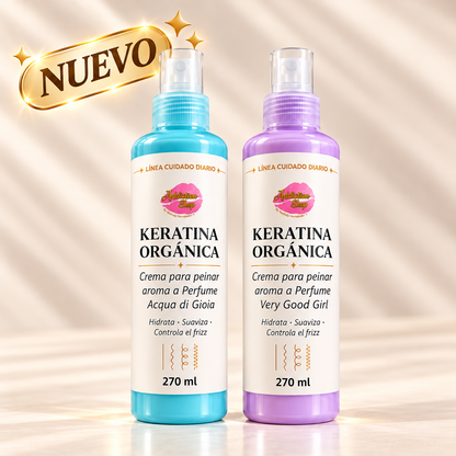 Keratina Orgánica Crema para peinar