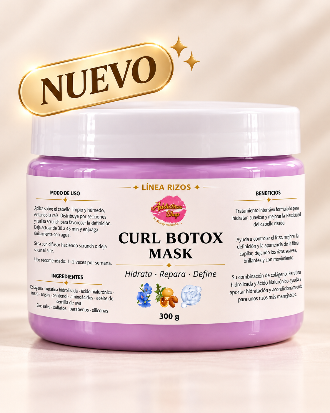 Curl Botox Mask - Mascarilla Intensiva para Rizos