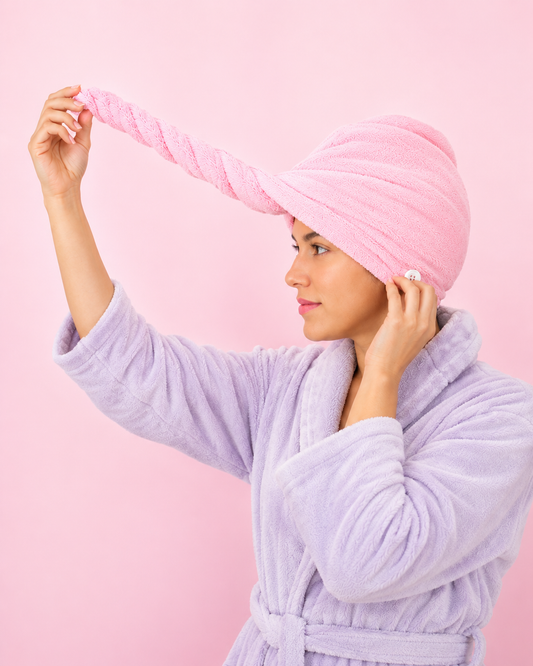 Toalla De Microfibra Para El Cabello