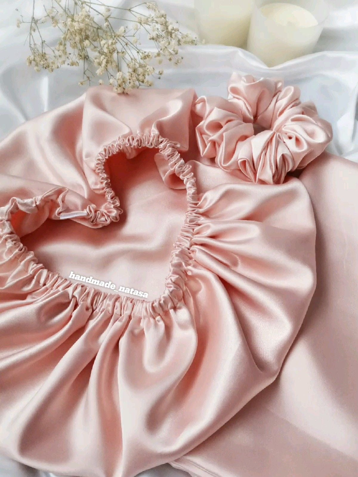 Gorro De Seda Para Dormir Ajustable