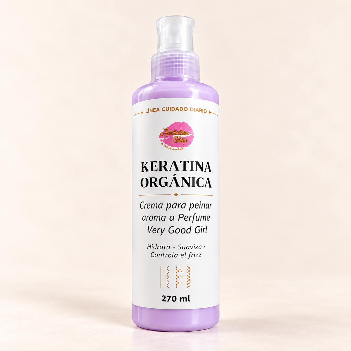 Keratina Orgánica Crema para peinar